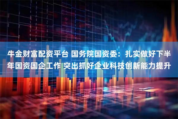 牛金财富配资平台 国务院国资委：扎实做好下半年国资国企工作 突出抓好企业科技创新能力提升